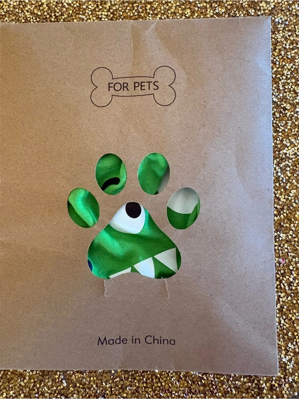 Kooltail NWT Green Monster Graphic Pet Shirt. Size Small
